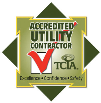 Accredited Utility Contractor Logo TCIA
